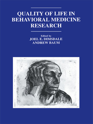 cover image of Quality of Life in Behavioral Medicine Research